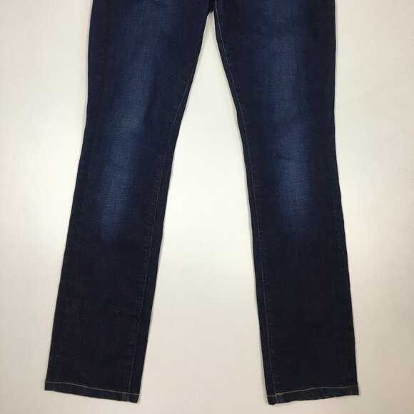 LUCKY BRAND Logo Hardware Charlie Skinny Ankle Dark Wash 5 Pocket Jeans - Picture 8 of 16